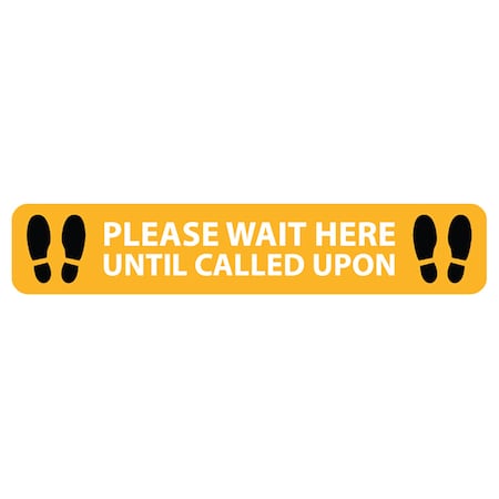 Please Wait Here Until Called Upon, Yellow, 15, 8629XY